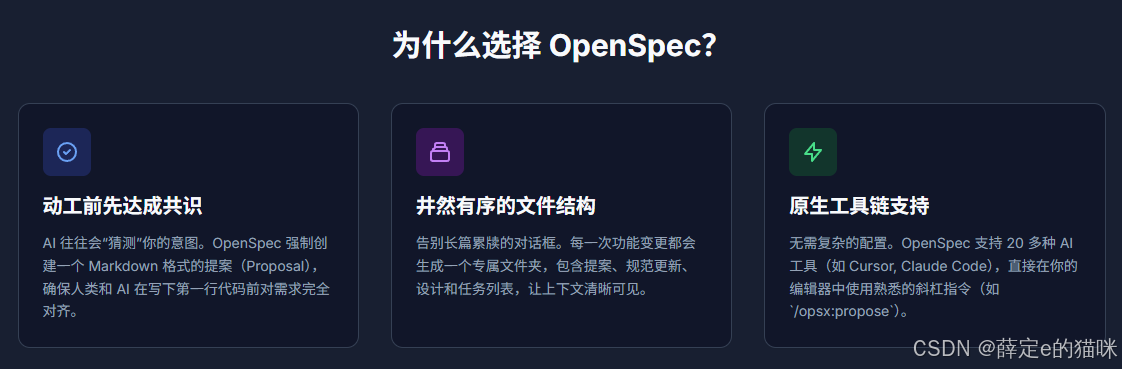 OpenSpec 对比示意