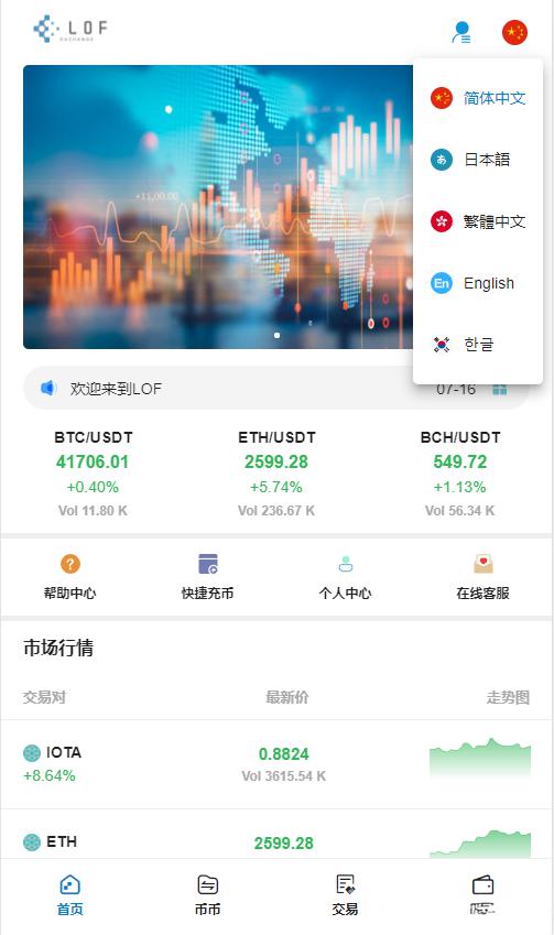 【区块链合约交易所源码】新币币交易所USDT秒合约杠杆C2C法币交易 - 老林代码