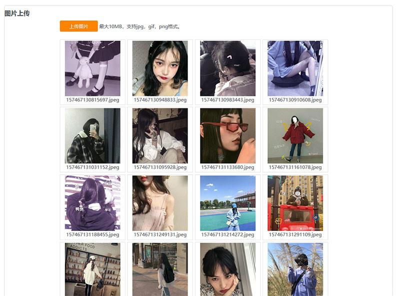 PHP京东图床外链上传+瀑布流图片展示源码 - 老林代码