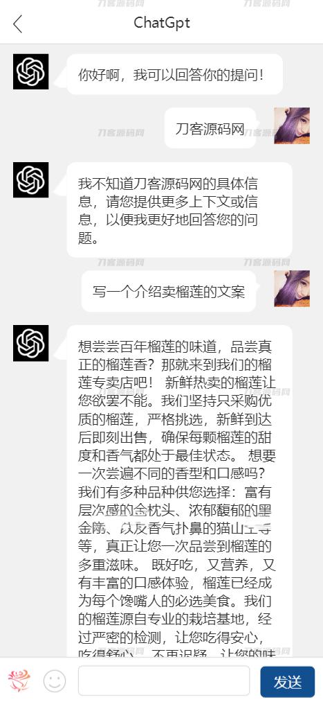 2023全新简易ChatGPT手机端源码 使用ChatGPT3.5版本 实测可用 - 老林代码