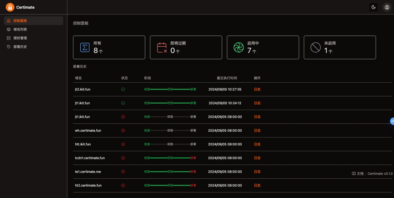 SSL证书管理系统工具网站源码，自动申请、部署SSL证书，并在证书即将过期时自动续期 - 老林代码